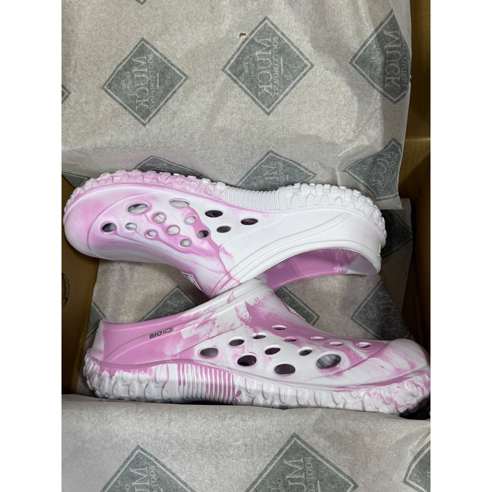 Muck Boot Company Kids Muckster Lite Clog Pink White Marble Size US 6M NIB